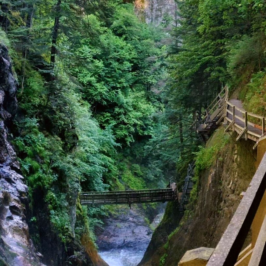 Gorges du Durnand hiken Zwitserland Italië