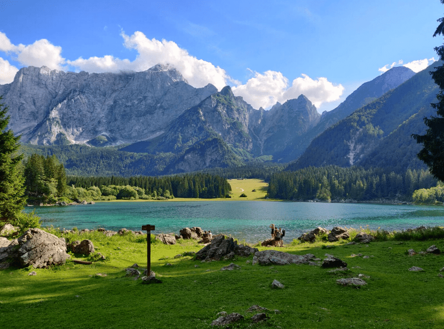 Lago di Fusine Udine Italië