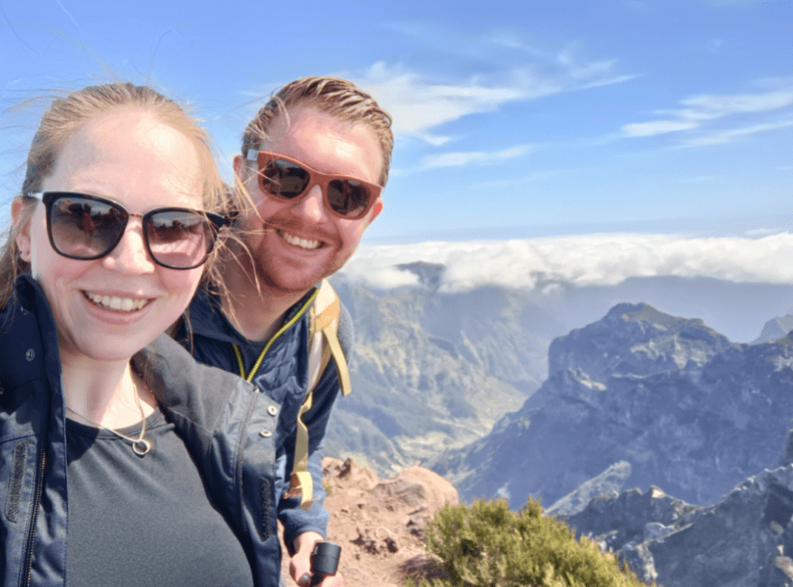 Hiken op Madeira PR1 pico do Ariero Pico Ruivo