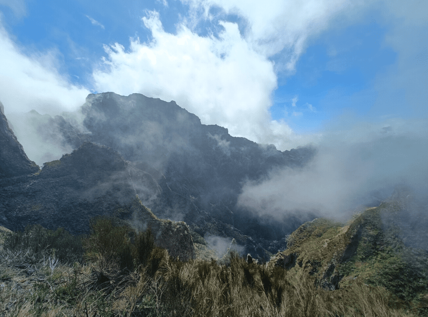 Hiken op Madeira PR1 pico do Ariero Pico Ruivo