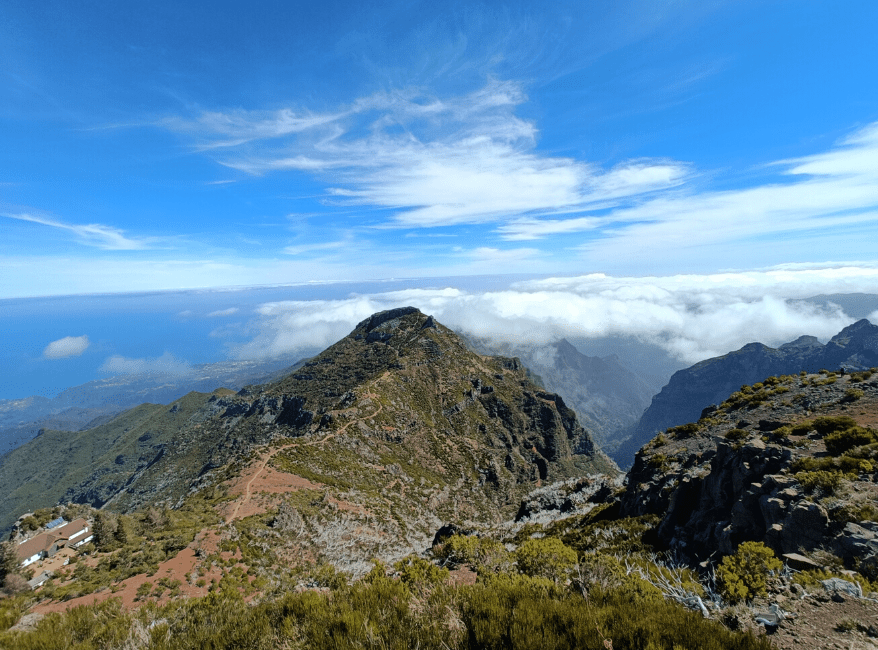 Hiken op Madeira PR1 pico do Ariero Pico Ruivo