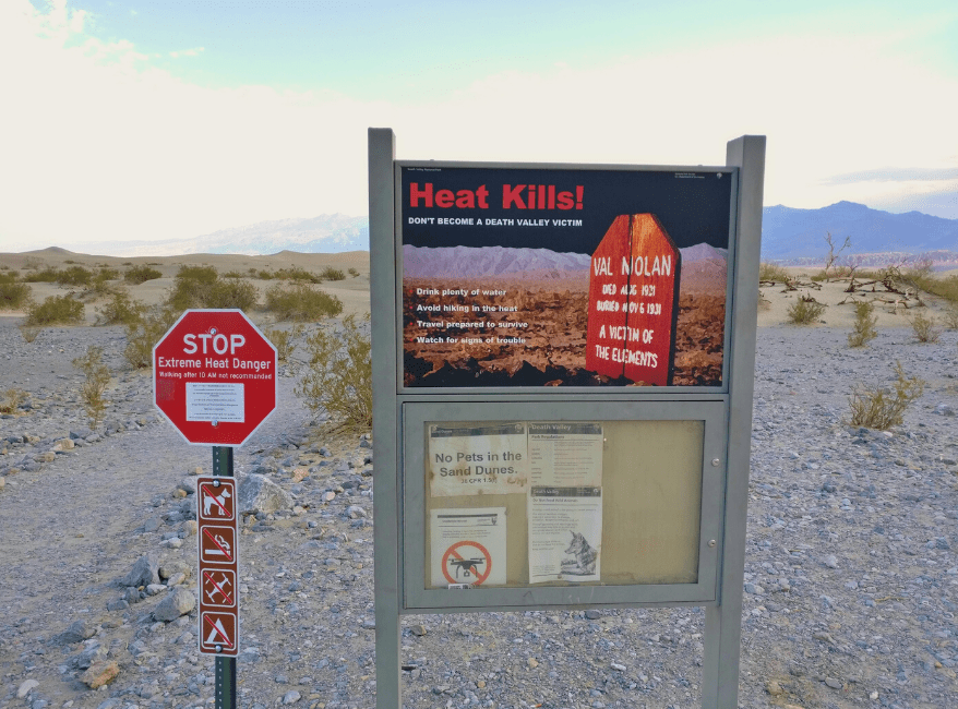 Hiken Death Valley USA Amerika