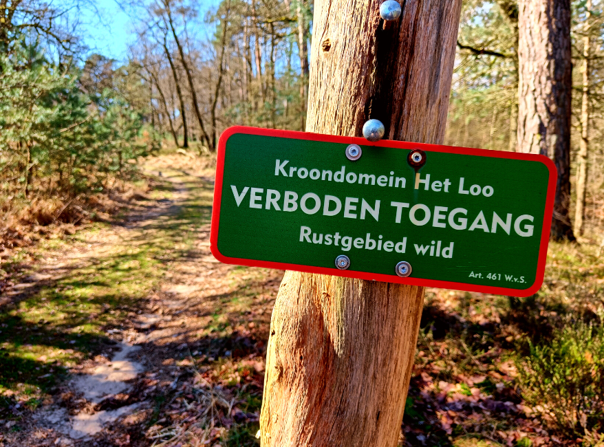 Wandelen Kroondomein Het Loo Wenum Wiesel Wieselse Bos gesloten geopend