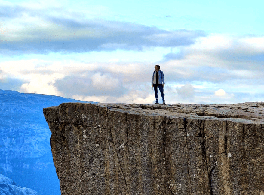 Preikestolen hiken in Noorwegen