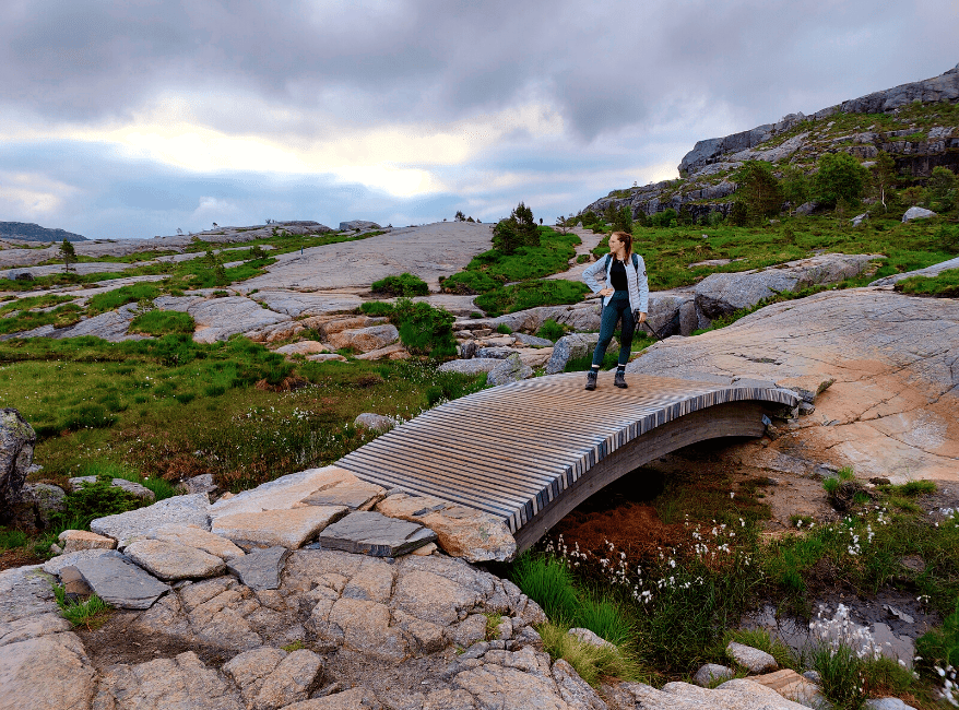 Pulpit Rock Preekstoel hiken in Noorwegen