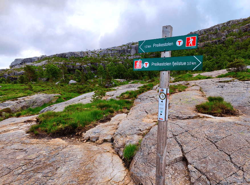 Pulpit Rock Preekstoel hiken in Noorwegen