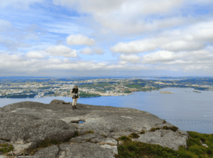 Hiken in Noorwegen Dalsnuten Sandnes uitzicht